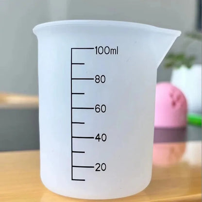 Silicone Measuring Cups 3PCS – 100ml for Resin & Crafts