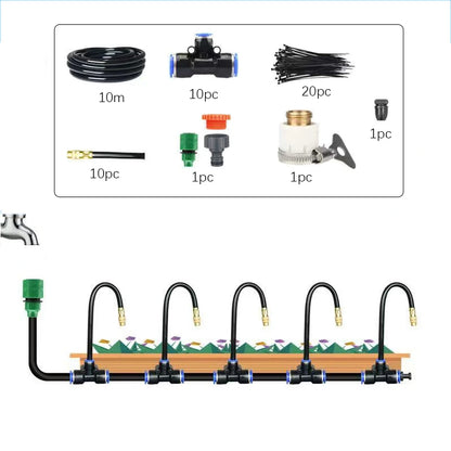 Automatic Garden Sprinkler Kit with Copper Nozzle