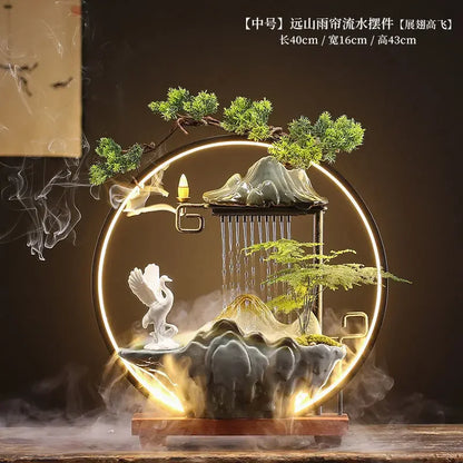 Zen Ceramic Water Fountain Humidifier