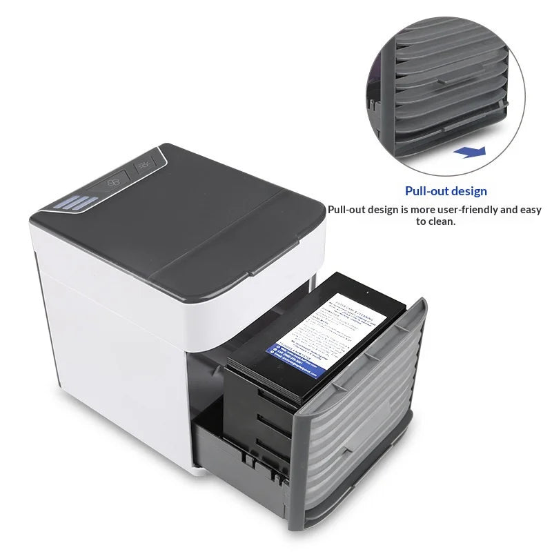 USB Air Cooler & Humidifier – Silent Desktop Fan