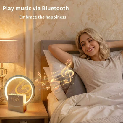 SunriseGlow Smart Alarm Clock Speaker