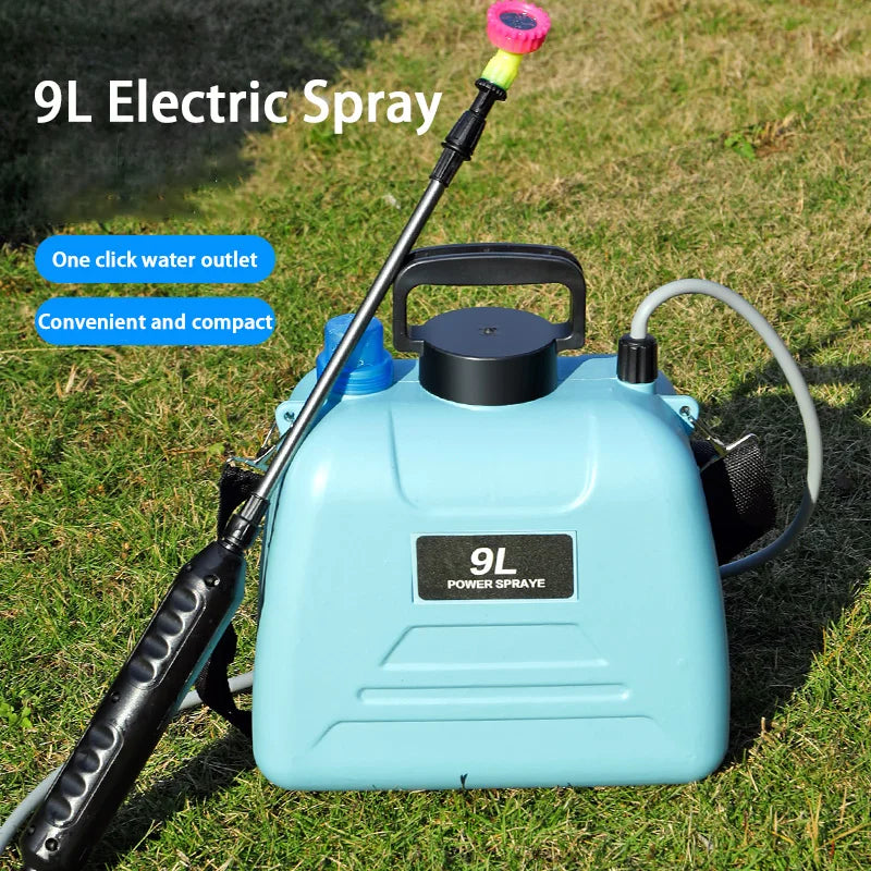 9L Electric Backpack Garden Sprayer – Rechargeable & Portable