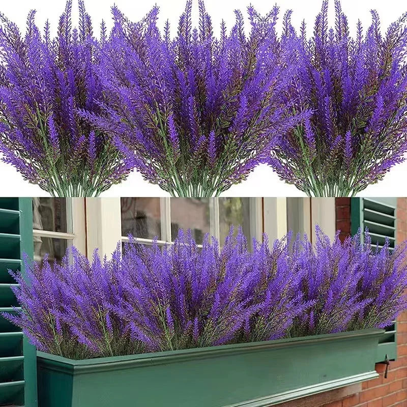Realistic Lavender Artificial Flowers (2-Pack) – Elegant Home & Outdoor Decor