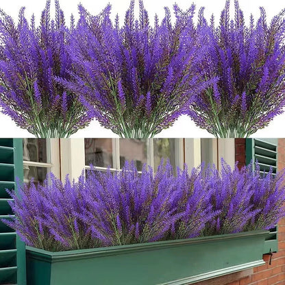 Realistic Lavender Artificial Flowers (2-Pack) – Elegant Home & Outdoor Decor