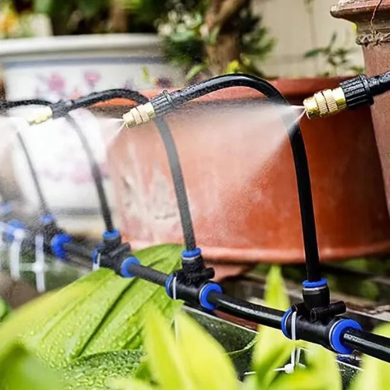 Garden Misting & Irrigation Kit – Adjustable DIY Spray System