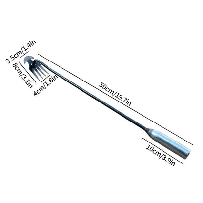 Carbon Steel Hollow Garden Hoe – Easy Weeder & Soil Loosening Tool