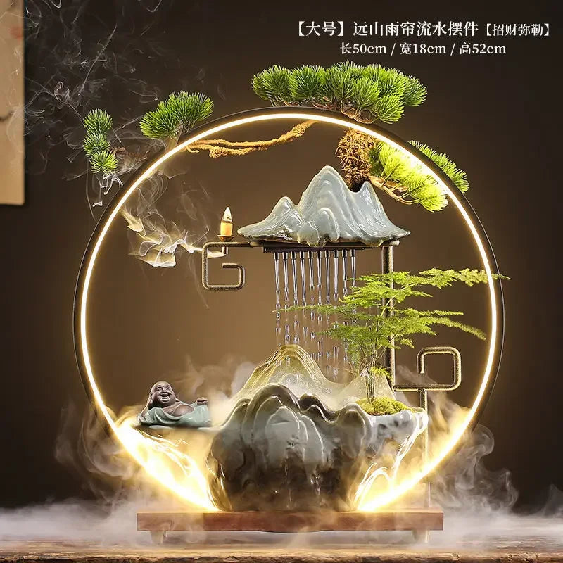 Zen Ceramic Water Fountain Humidifier