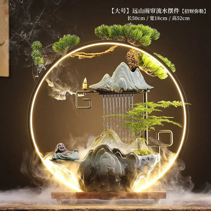 Zen Ceramic Water Fountain Humidifier