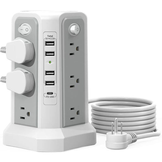 PowerTower 17-in-1 Surge Protector Charging Station