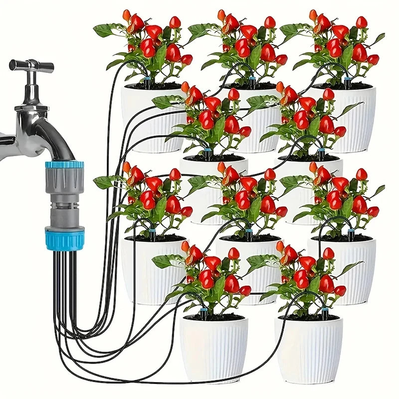 Garden Drip Irrigation Kit – 10pcs Water-Saving Sprinklers