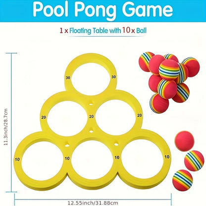 Fun Splash Floating Pool Game – Colorful Balls for Summer