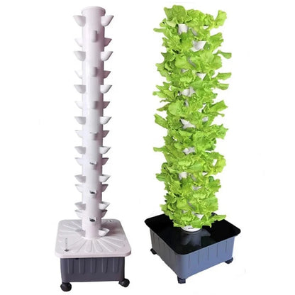 DIY Vertical Hydroponic Garden – 10 Detachable Balcony Planter Cups