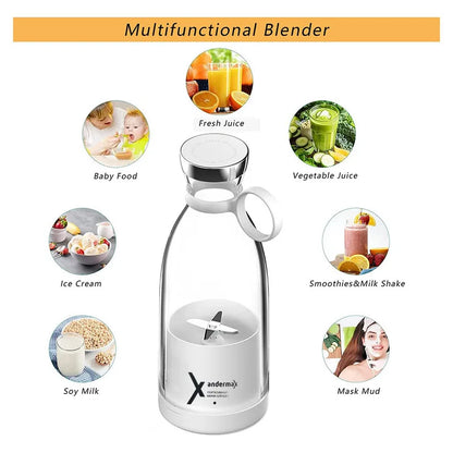 Portable USB Juicer Cup – 350ml Rechargeable Blender