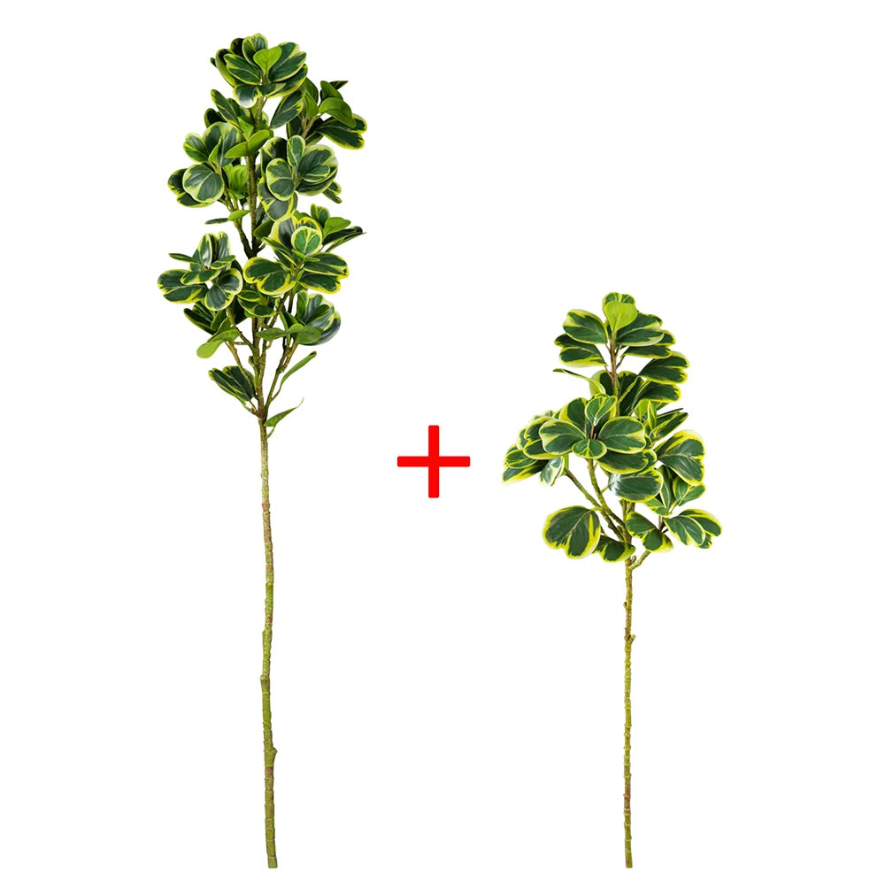 Artificial Ficus Tree – 76cm / 115cm Green Heart Leaves