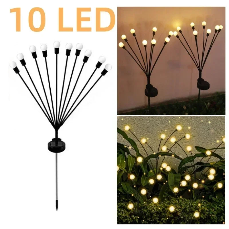 Solar Jellyfish Lights – Colorful Garden LED Decor (6/8/10 Heads)