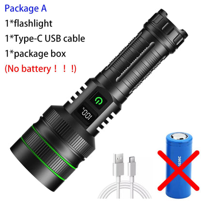 UltraBeam X3000 Rechargeable LED Flashlight – Long-Range, Powerful & Waterproof