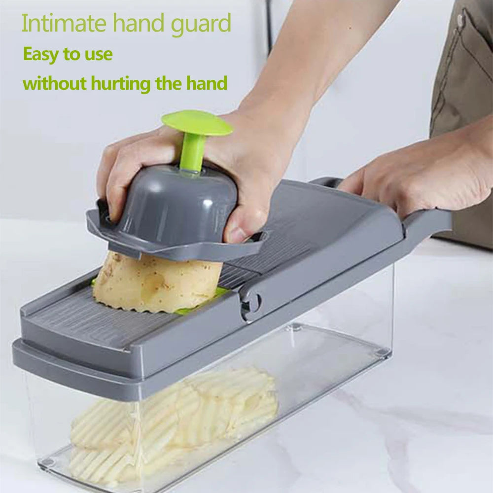 14-in-1 Vegetable Chopper & Slicer – Multi Kitchen Cutter
