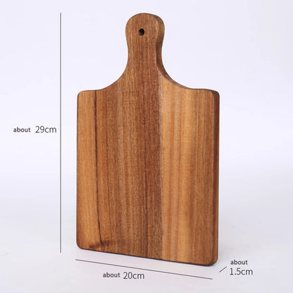 Acacia Wood Cutting Board – Charcuterie Board with Handle