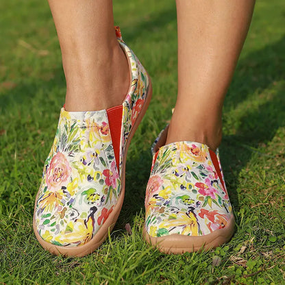 Women's Clover Comfort Flats – Lightweight Slip-On Everyday Shoes