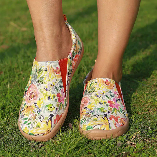 Women's Clover Comfort Flats – Lightweight Slip-On Everyday Shoes