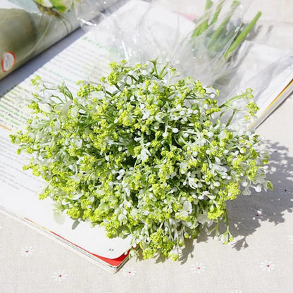 Gypsophila Baby’s Breath Artificial Bouquet – 16 Stems Decor Flowers