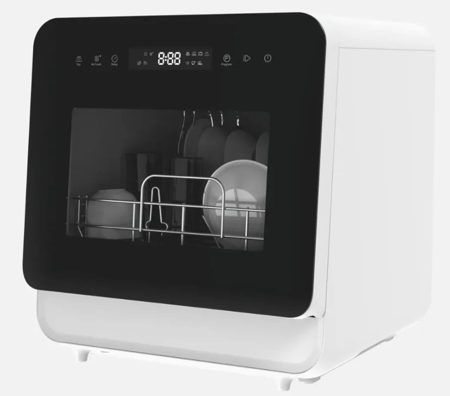 Compact Drawer Dishwasher – 34.5L Smart Touch LED, ECO & Baby Care Modes