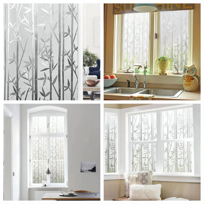 Frosted Window Privacy Film – Static Cling & UV Protection