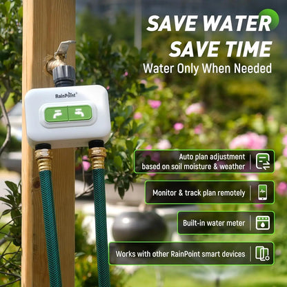 Smart 2-Zone WiFi Garden Water Timer | Automatic Sprinkler Control