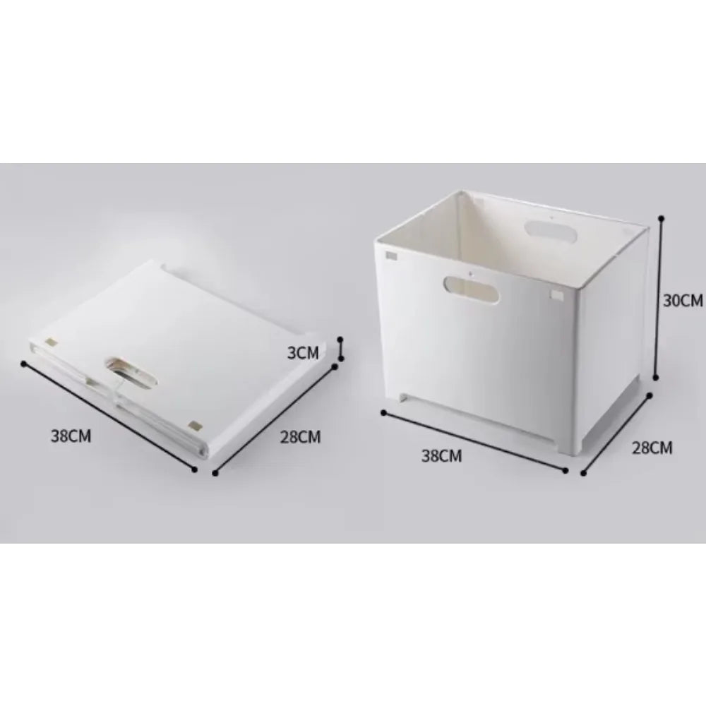Foldable Wall-Mounted Laundry Basket – Space-Saving Organizer