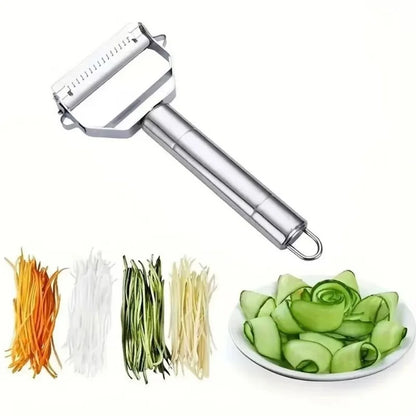 2-in-1 Stainless Steel Vegetable Peeler & Julienne Cutter
