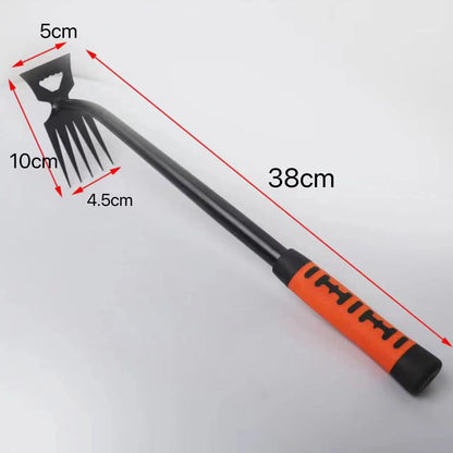 2-in-1 Garden Weeding Shovel & Rake – Stainless Steel Tool