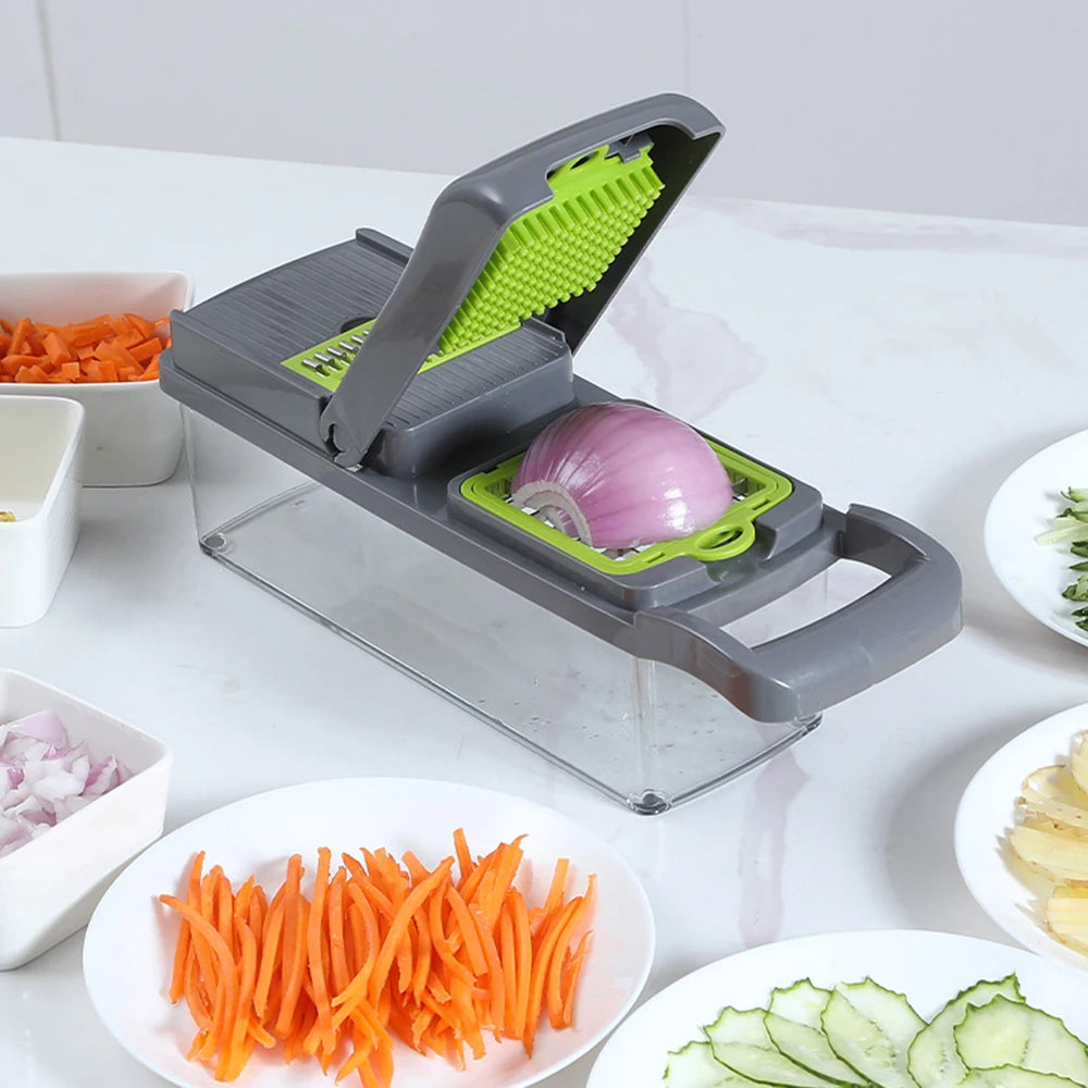 14-in-1 Vegetable Chopper & Slicer – Multi Kitchen Cutter