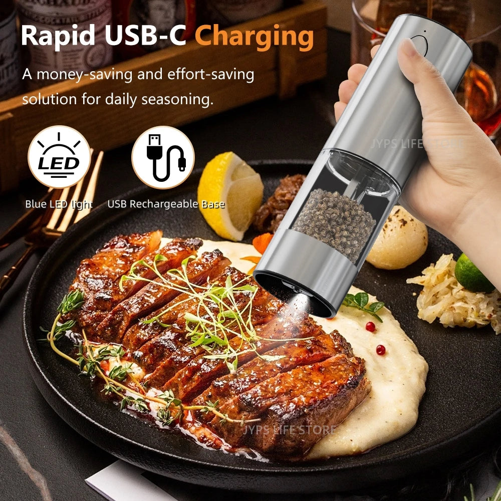 Rechargeable Electric Salt & Pepper Grinder