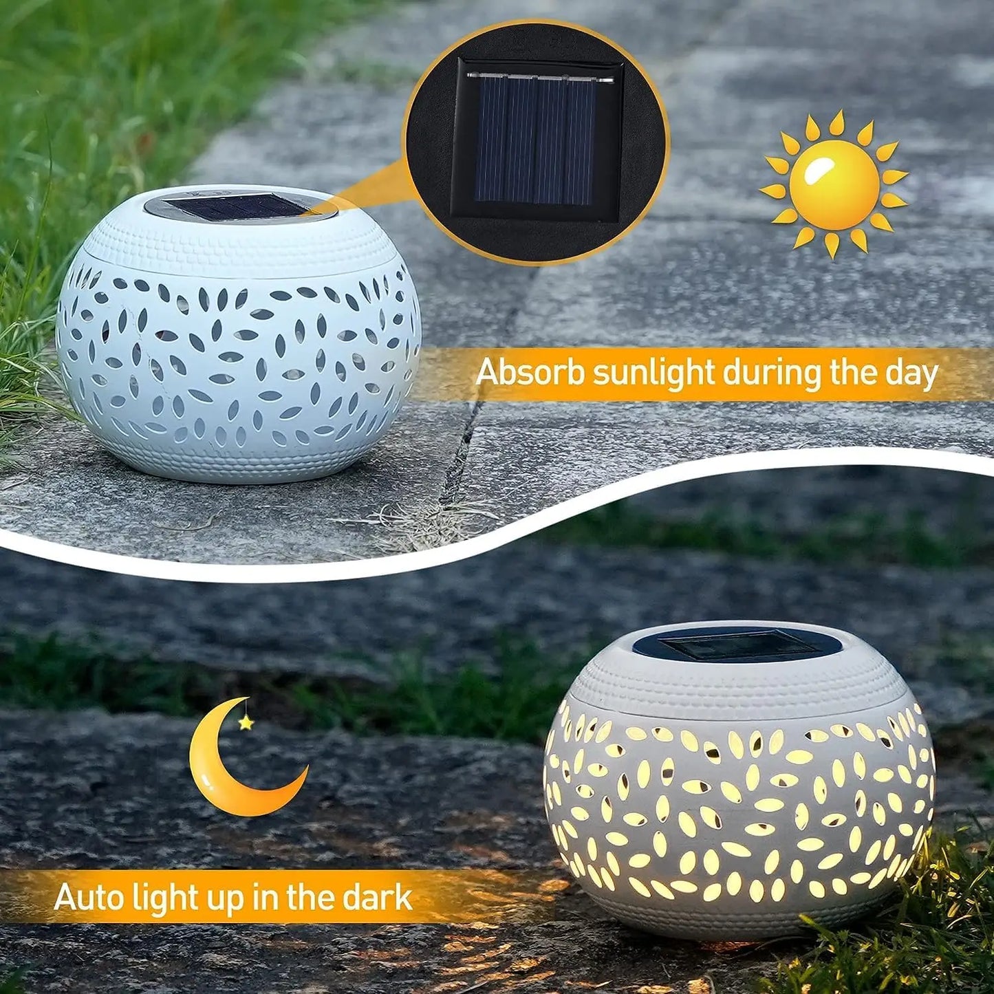 “Solar LED Lantern – Patio & Garden Table Light”