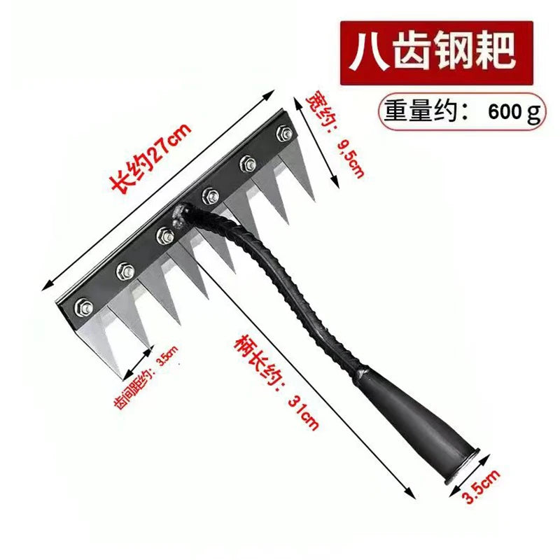 Carbon Steel Hollow Garden Hoe – Easy Weeder & Soil Loosening Tool