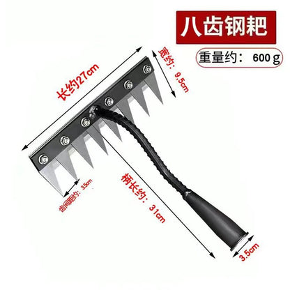 Carbon Steel Hollow Garden Hoe – Easy Weeder & Soil Loosening Tool