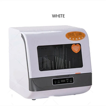Compact Smart Countertop Dishwasher with Auto Drying (4–6 Place Settings)