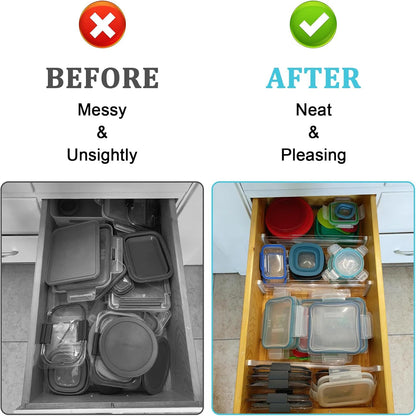 Expandable Drawer Dividers (4/6/8/12 Pack)