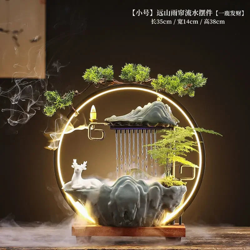 Zen Ceramic Water Fountain Humidifier