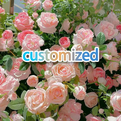 Silk Rose Flower Runner – Wedding & Event Decor (Pink / Hot Pink / Purple)