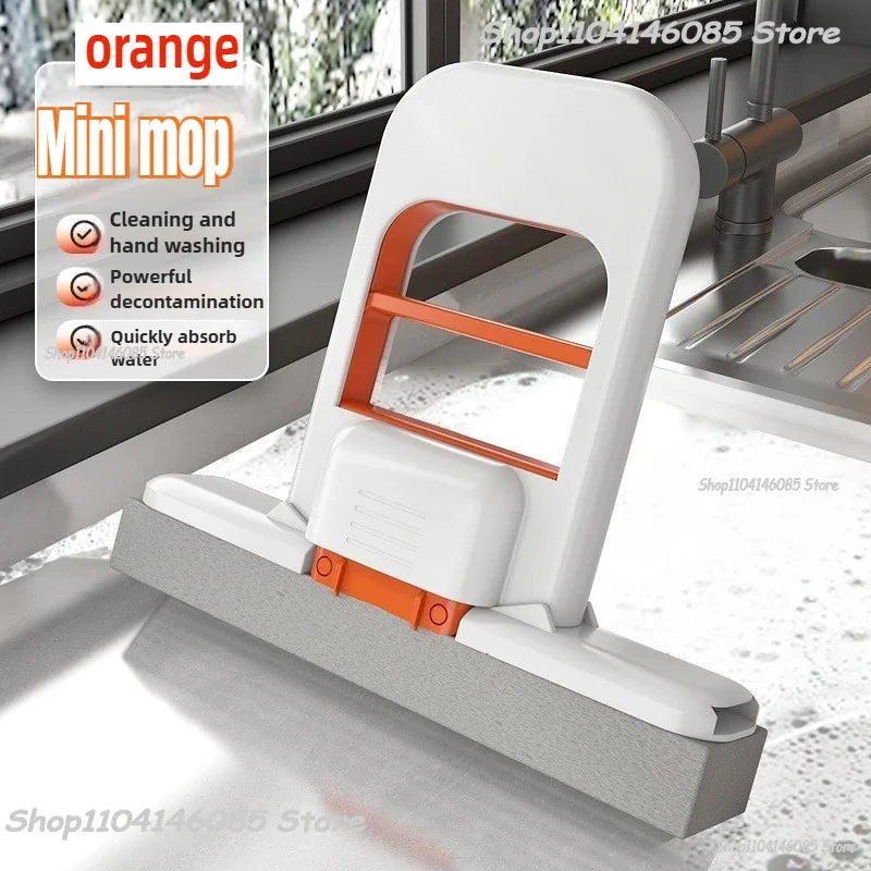 Mini Foldable Cleaning Mop – Handheld Home & Car Cleaner