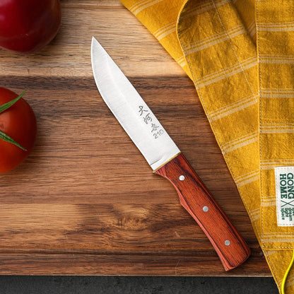 Multi-Purpose Stainless Steel Kitchen Knife with Wooden Handle