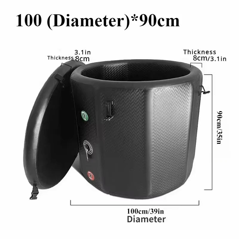 Inflatable Ice Bath Tub 132 Gal – Athletes Recovery Pod