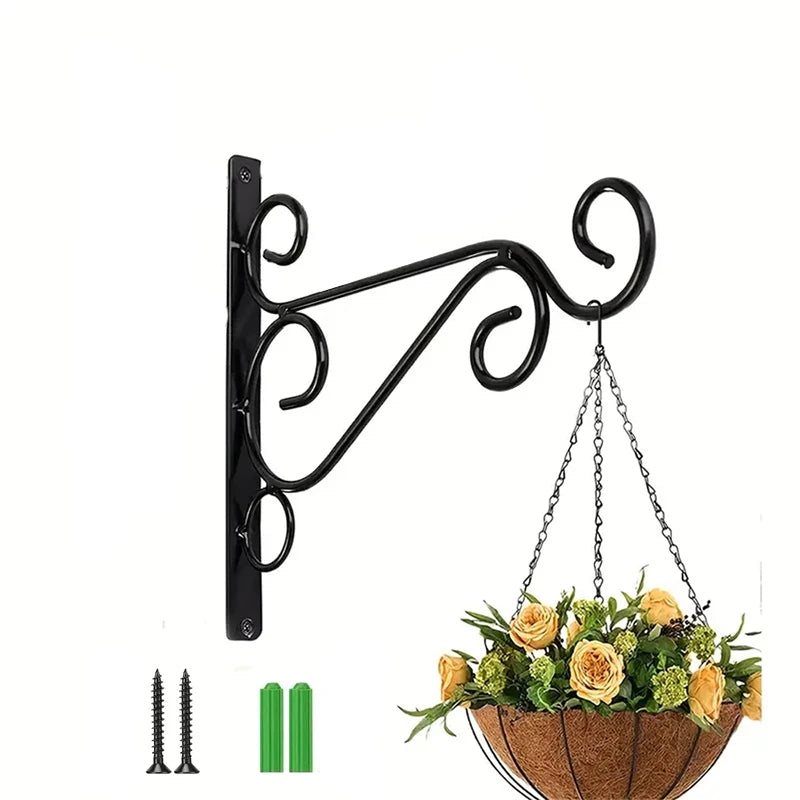 Metal Swivel Plant Hook – Hanging Flower Pot Bracket for Home & Garden