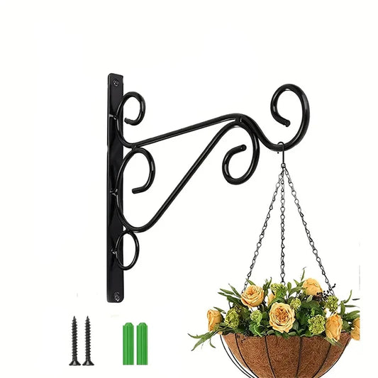 Metal Swivel Plant Hook – Hanging Flower Pot Bracket for Home & Garden