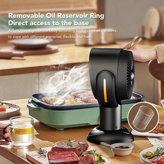 Mini USB Desktop Range Hood – 2-Speed Smoke Extractor