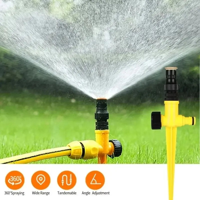 360° Rotating Garden Sprinkler – Lawns, Farms & Greenhouses