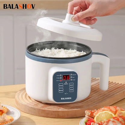 Mini 1.7L Smart Rice Cooker – Non-Stick Multi Cook Pot