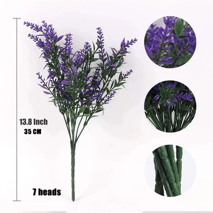 Realistic Lavender Artificial Flowers (2-Pack) – Elegant Home & Outdoor Decor