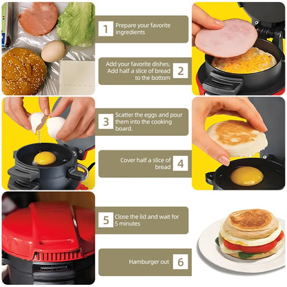 3-in-1 Breakfast Sandwich Maker